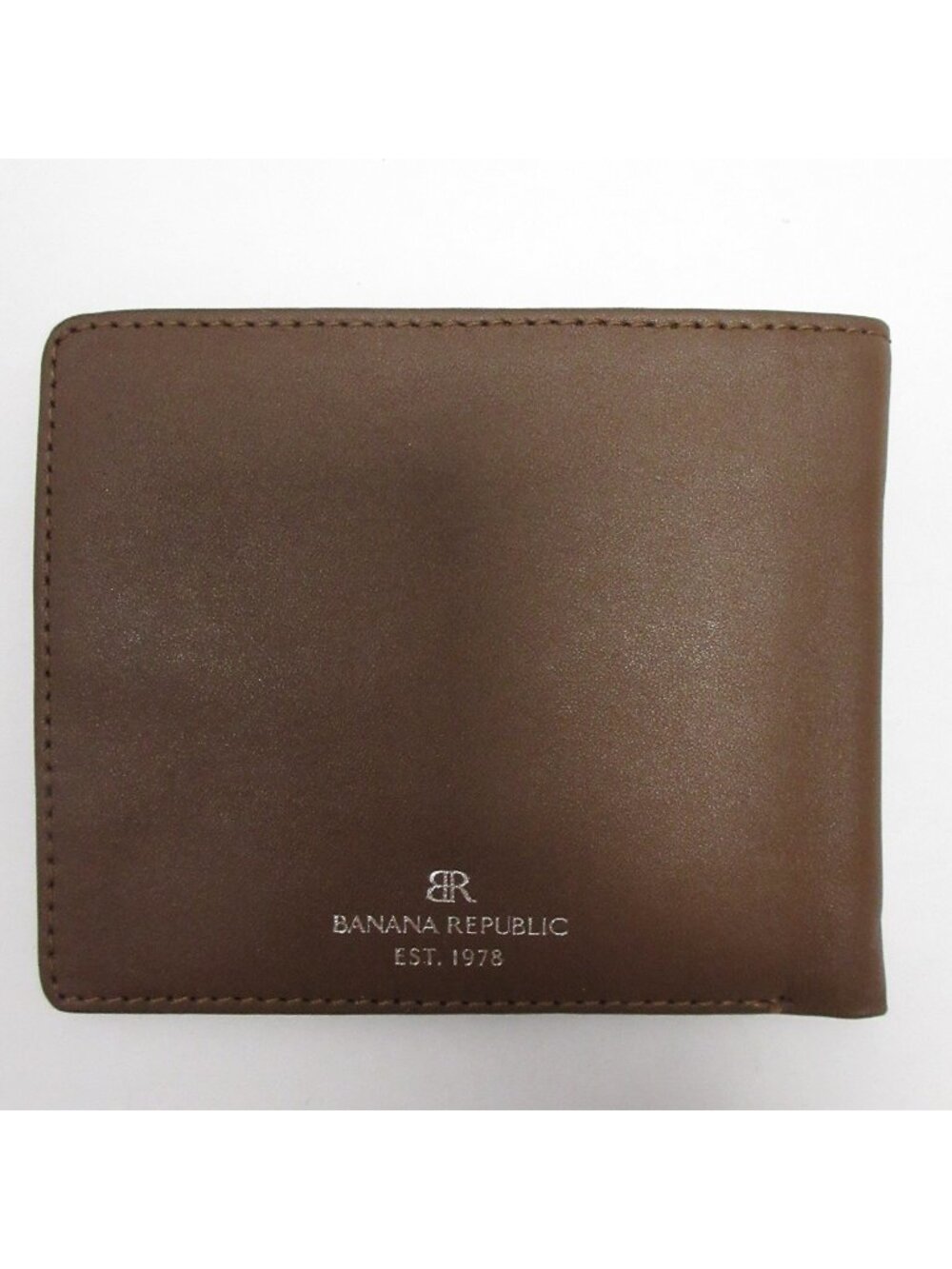 Banana Republic Wallet One Size Cognac Zachary Bifold Leather NEW